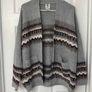 Rain and Rose Cardigan Sweater Size L